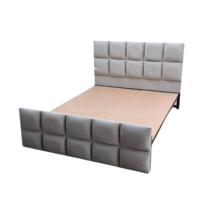 ฐานรองหัวเตียง 5 ฟุต WISDOM DESIGN FURNITURE รุ่น NUVEN สีเทา